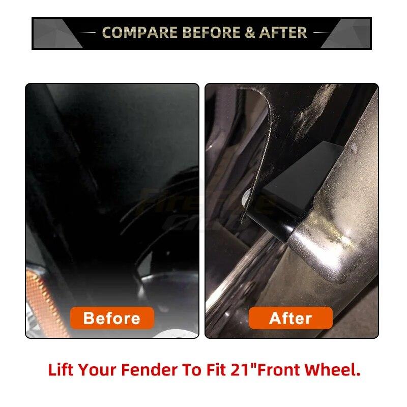 Motorcycle 19" Front Fender Spacer Brackets For Harley Touring Electra Glide FLHT Road Glide FLTR Road King FLHR 1997-2013