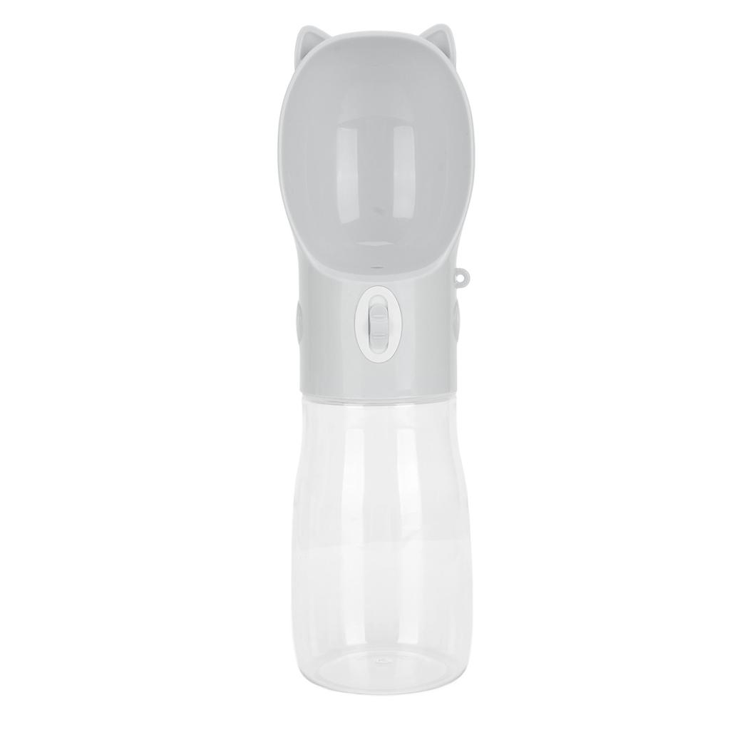 Hunde Wasserflasche Auslaufsicher Spülmaschinenfest Tragbare Haustier Trinkflasche für Katze Welpe Kaninchen 380ml