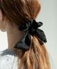 S'Secondo Yumi Ribbon Hair Scrunchie_Black