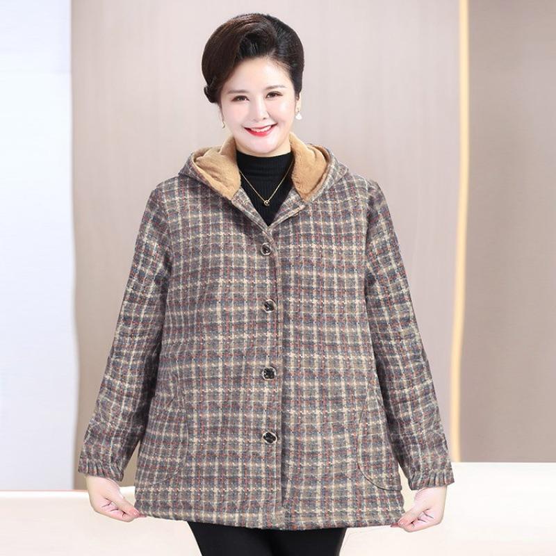 Women's extra fat plus size cotton-padded clothes catties fat winter cotton-padded clothes oversized cotton-padded jackets
