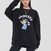 MLB X Disney Mlb X Disney Collaboration Sweatshirts Unisex Black Crew Neck Moderate Other 3AMTD1014-50BKS