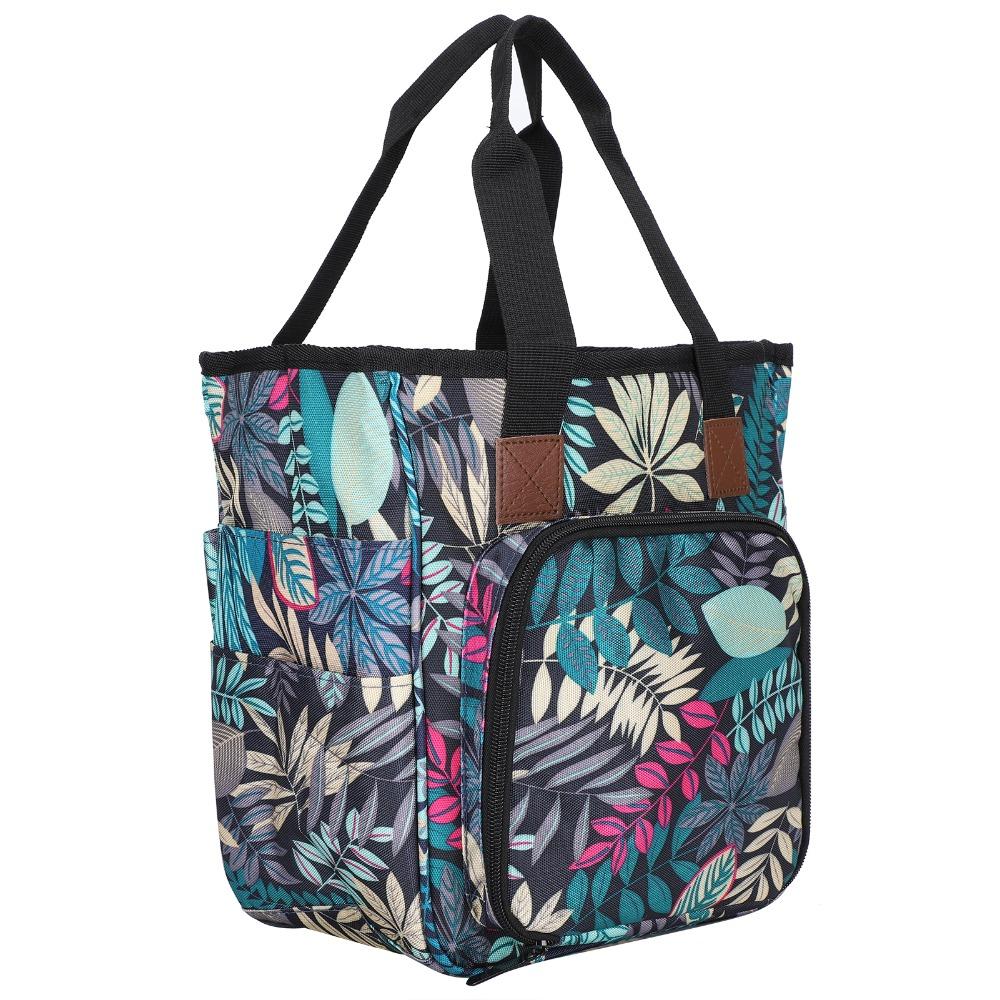 Portable Design Knitting Tote Bag Large Capacity Crochet Organizer Bag For Crocheter