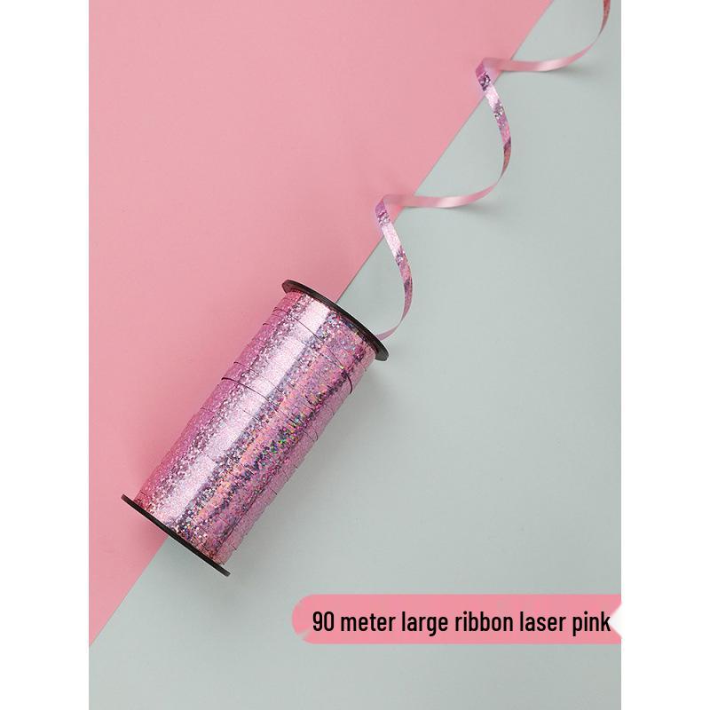 Balloon Ribbon Decoration for Helium Balloons - Party Supplies with Pull Flower Design for Weddings