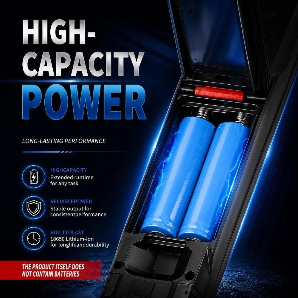 White Red Light Emergency Repair Work Light Detachable COB Long Bar Light Repair, Camping Etc