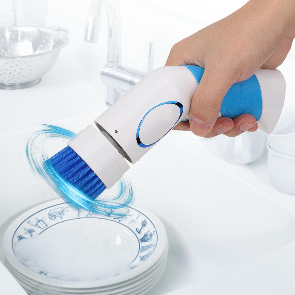 Handheld Electric Dishwasher Bowl Scrubber Cleaning Brush for Kitchen