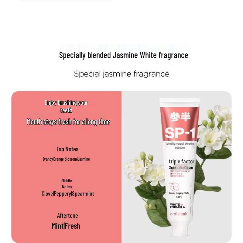 Canban Oralshark Alpine Jasmine Whitening Toothpaste 180g
