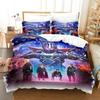 Comfortable Anime Print Duvet Cover Set With Duvet Cover And Pillowcases King Queen Twin Sizes For All Ages