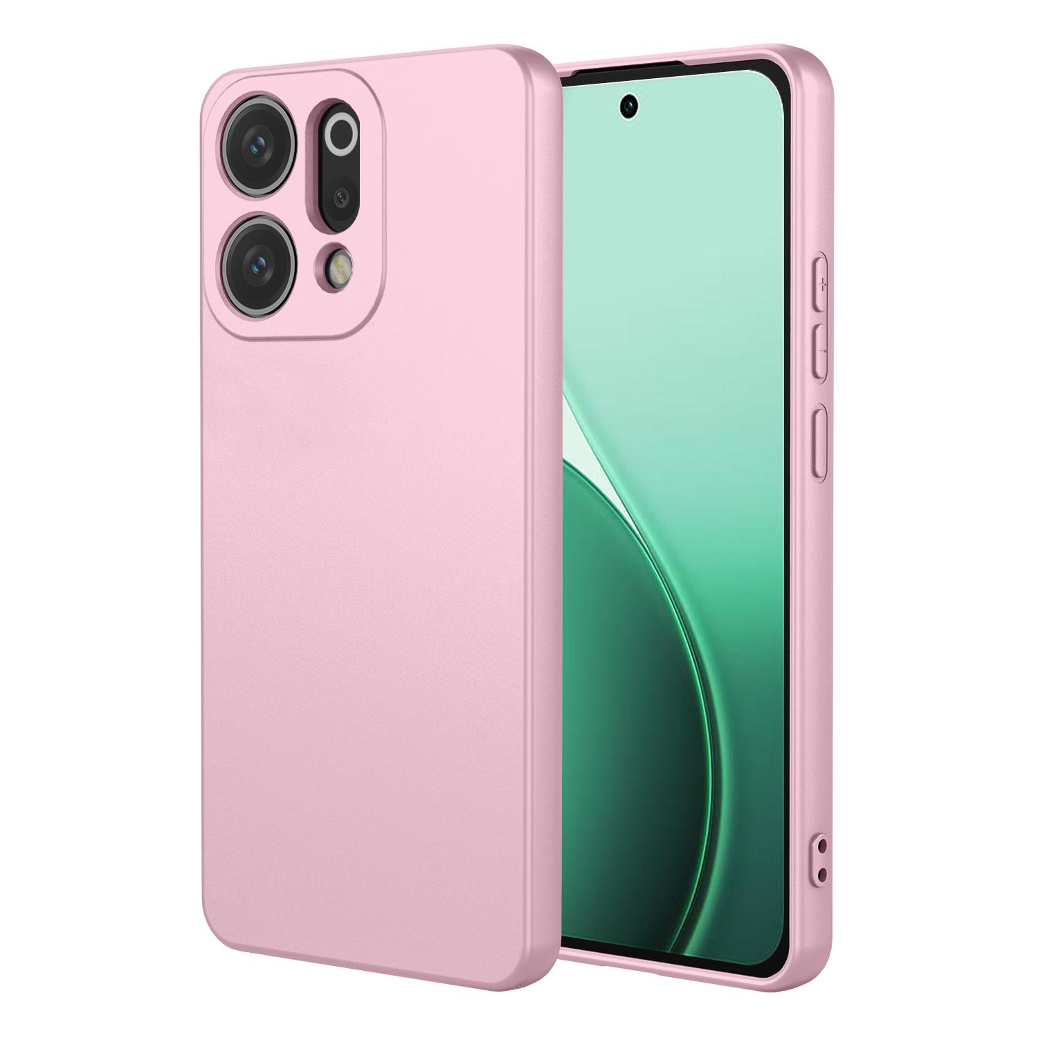 

Для Oppo Reno14 5G (Глобальний) Чохол М який ТПУ Ударостійкий Захисний Чохол для Телефону Pink