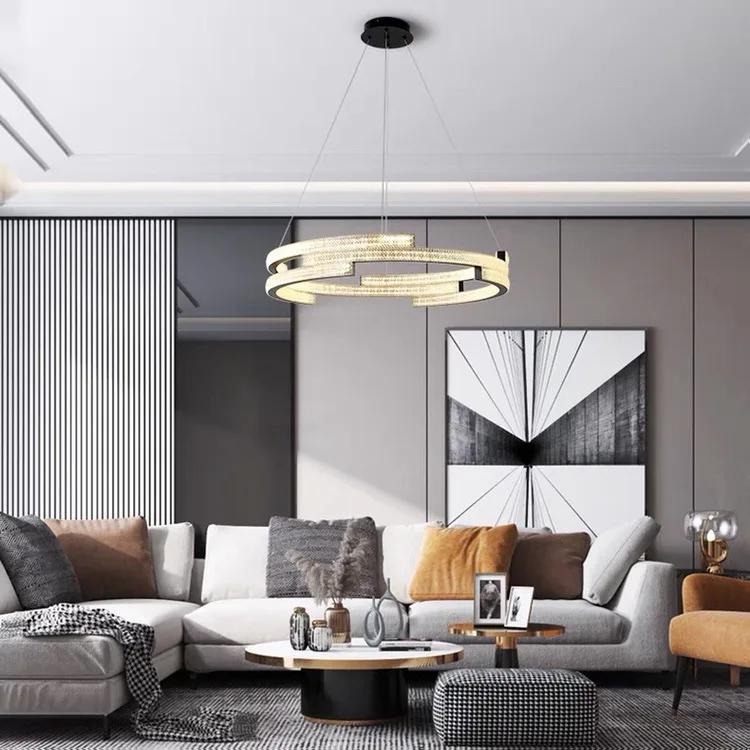 Modern LED Pendant Light For Living Dining Room Bedroom Ceiling Chandelier Luxury Hanging Lamp Indoor Home Decor Light Fixture
