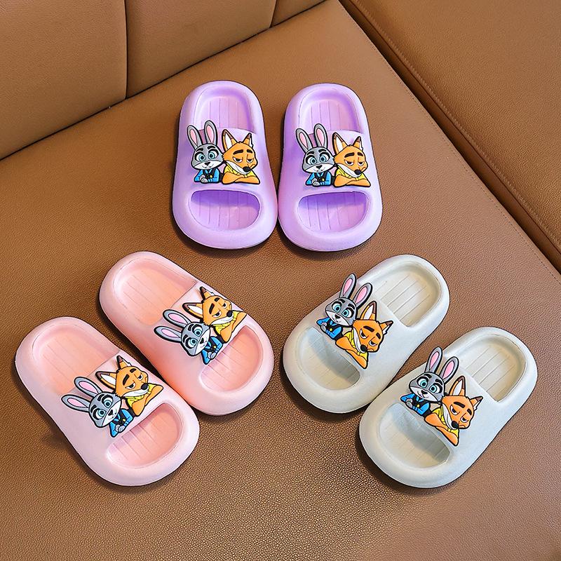 New Spring Kids' EVA Slippers: Stylish Bath & Home Wear for Boys & Girls