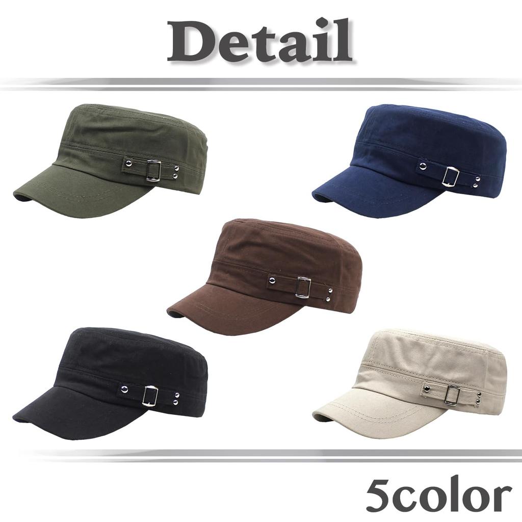 Muncă Militară CZ289 [Colț Alb] Pălărie, Șapcă, Elegantă, La Modă, Simplă, Pentru Bărbați, Pentru Femei, (Navy)