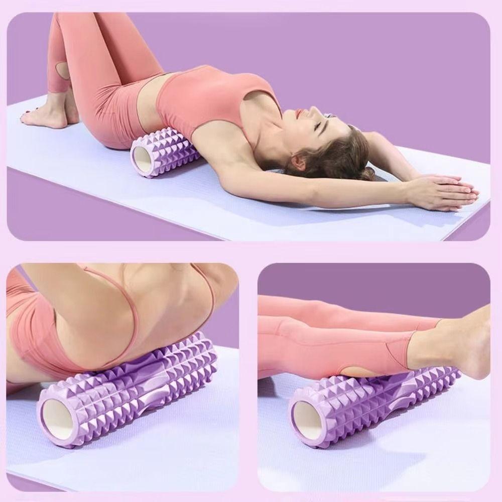 EVA Foam Yoga Foam Roller Trigger Point Fitness Yoga Column Fitness Back Roll  Exercise