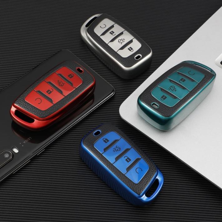 Soft TPU Car Key Cover Case Holder for Changan CS85 CS35 Plus CS25 CS95 CS85 Shell Protector Keychain Accessories