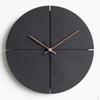 Minimalist Wall Clock Non Ticking Quality Quartz, Battery Operated Round Non-digital for