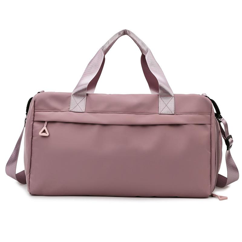 Dry and wet separation yoga bag fashionable simple wind fitness bag candy color fashion handbag