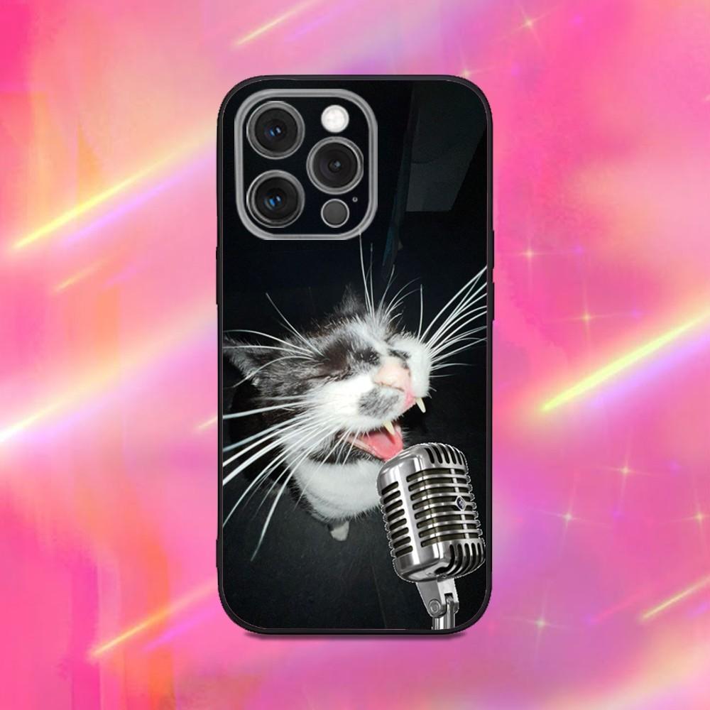 Funny Cute Cat Phone Case For iPhone 17 16 15 14 13 12 11 Pro Max Mini SE 7 8 Plus 17E Air Shockproof Non-Slip Soft Back Cover