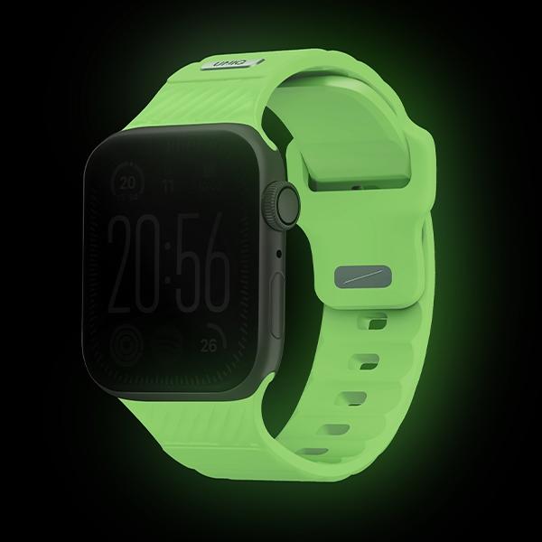 Uniq Pasek Stride Se Apple Watch         42/41/40Mm Fkm Rubber Strap Lume