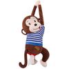 Cartoon Plush Monkey Tissue Box - Cute Car Hanging Pull-Out Cover