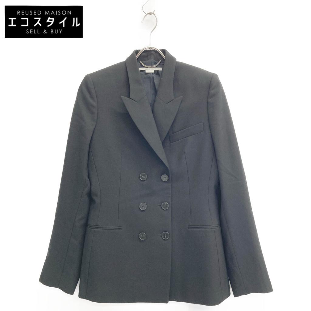 STELLA McCARTNEY Black 583558 Tailored Jacket Jacket 38 blackUsed