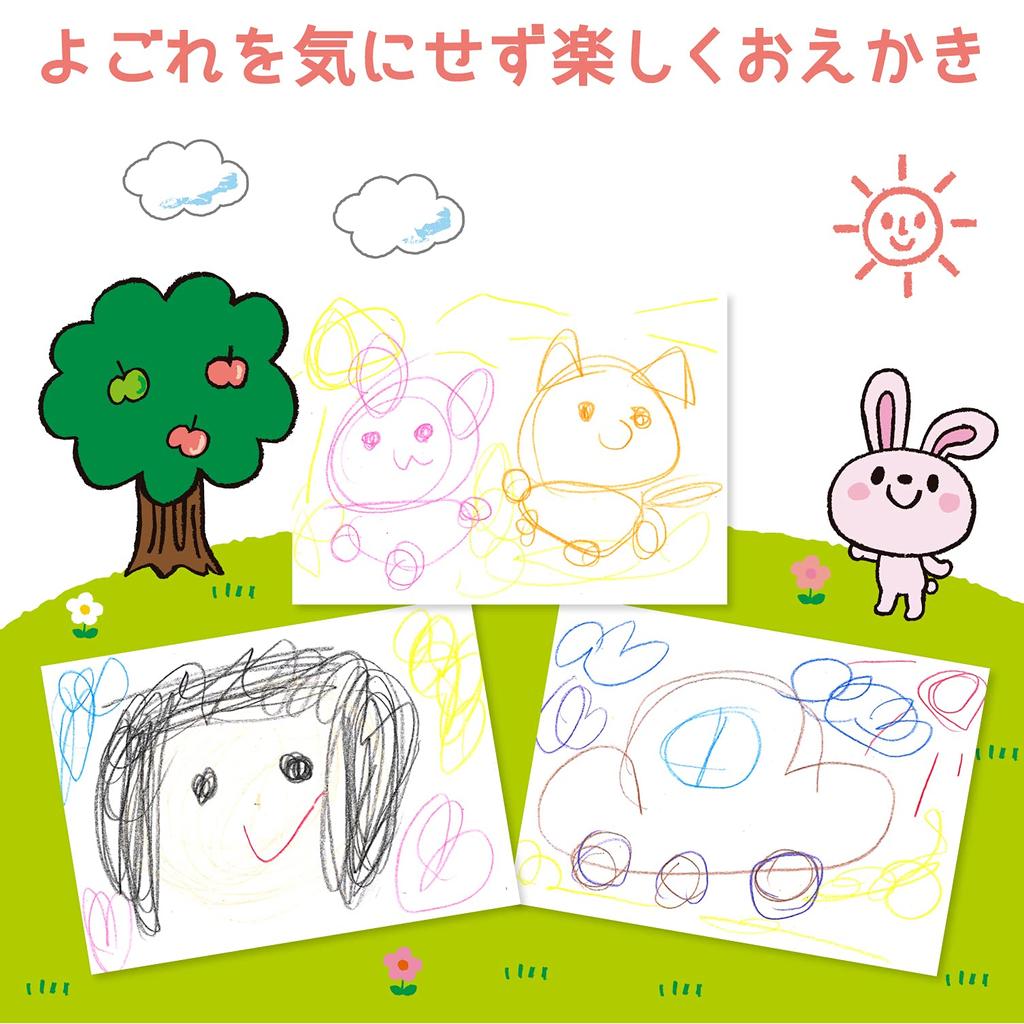 Sakura Crepas The First Coupie Pencil That Get Your Hands Dirty 10 Colors FYL10 Won't