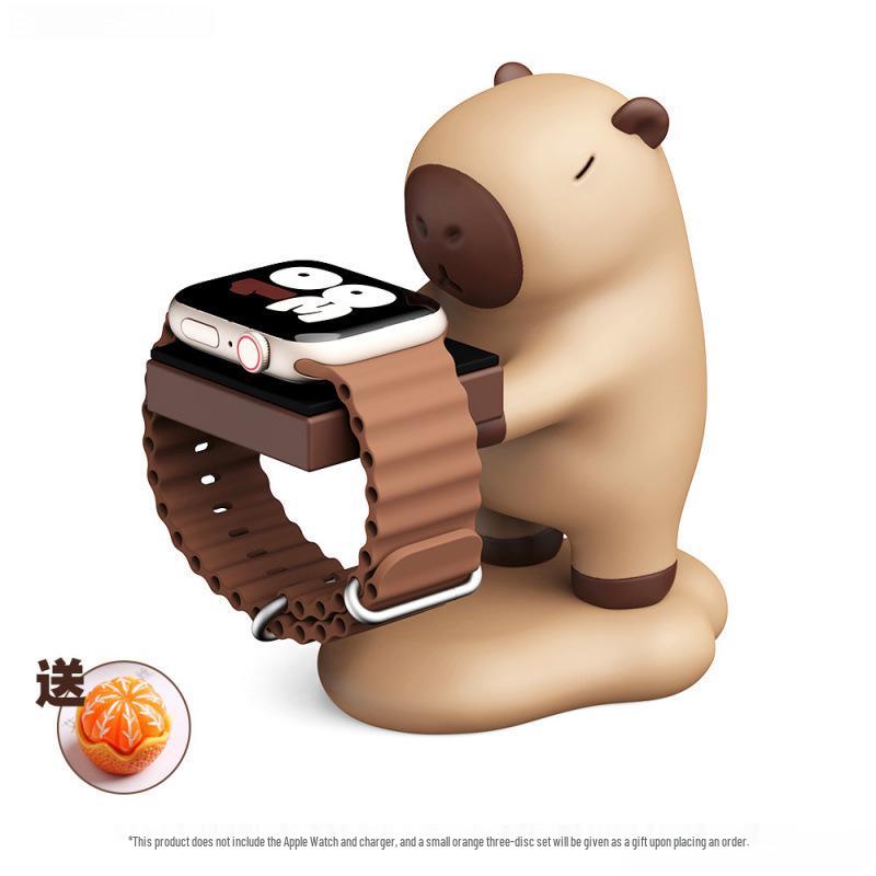 Док-станция для зарядки Apple Watch GT5: Подставка для S10, совместимая с капибарой