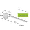 Zinc Alloy Meat Tenderizer Hammer with Needle for Steak, Chicken, and Pork Chops