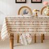 French Printed Tablecloth Waterproof, Oil-proof and Wear-resistant Tablecloth Home Atmosphere Decoration Coffee Table Cover
