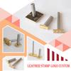 Lederstempel LOGO Personalisierung Messingform Handstanzen Lederstempel Marke Arbeiten Schnitzen Stanzwerkzeuge Handwerk