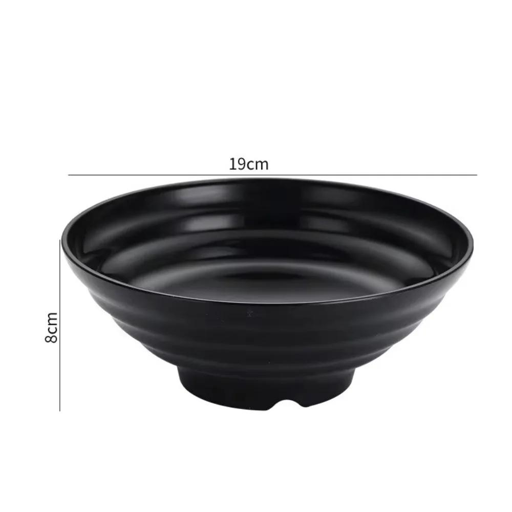 

Thickened Plastic Ramen Bowl Fruit Salad Fast Food Tableware Japanese Style Plastics Noodles Bowl Household Ramen Bowl Soup Bowl