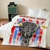 Book A-American Gods Throw Blankets Soft Warm Flannel Blanket Bedding for Bed Living Room Home Sofa