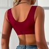 Reggiseno Senza Cuciture Donna Push Up Bralette Intimo Senza Ferretto Lingerie Femminile Moda Reggiseni con Motivo a Lettere