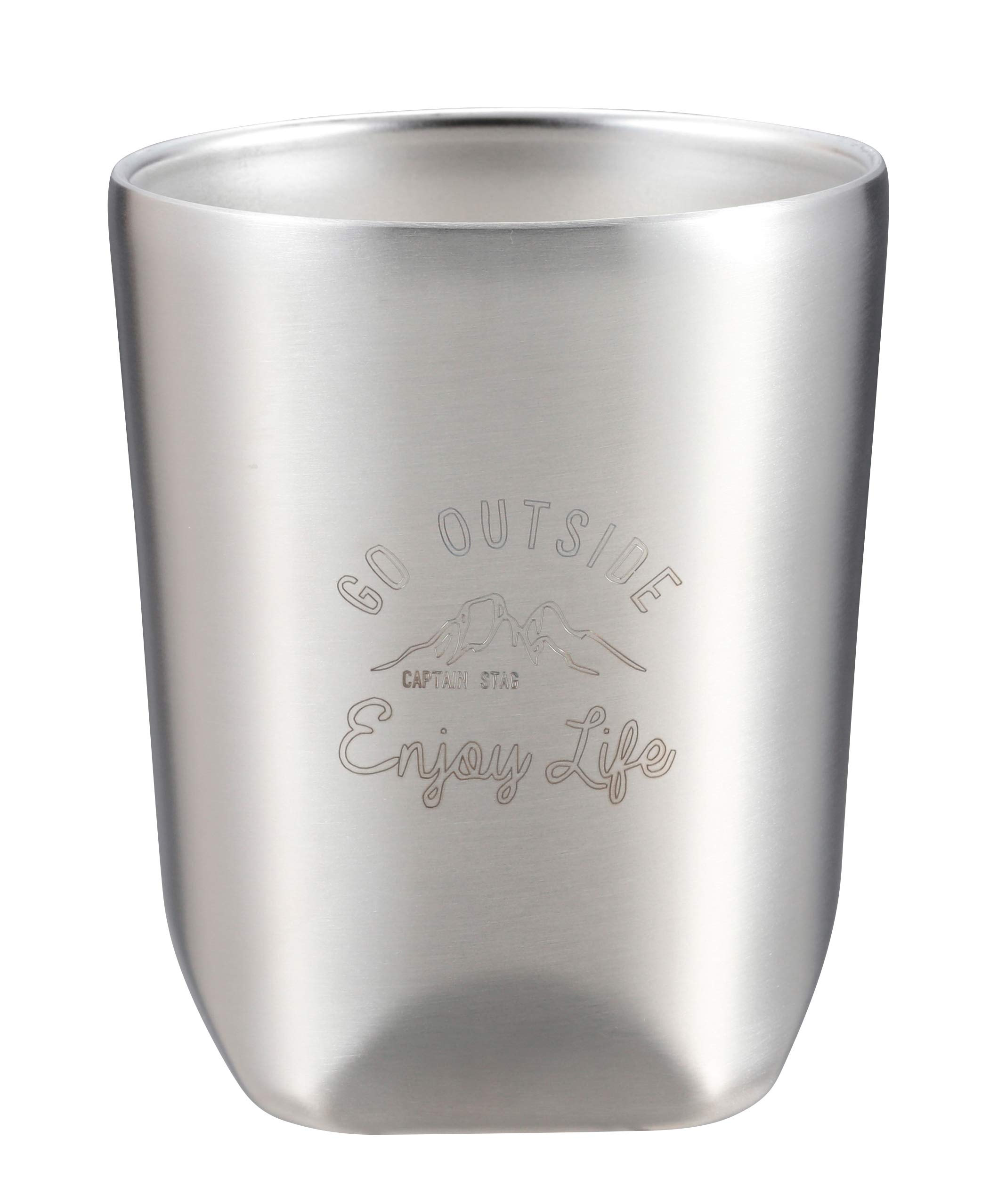 

Captain Stag Mug Cup Double Stainless Steel Tumbler Vacuum Insulated Insulation 290ml Silver Monte (CAPTAIN STAG) Hot/Cold UE-3475