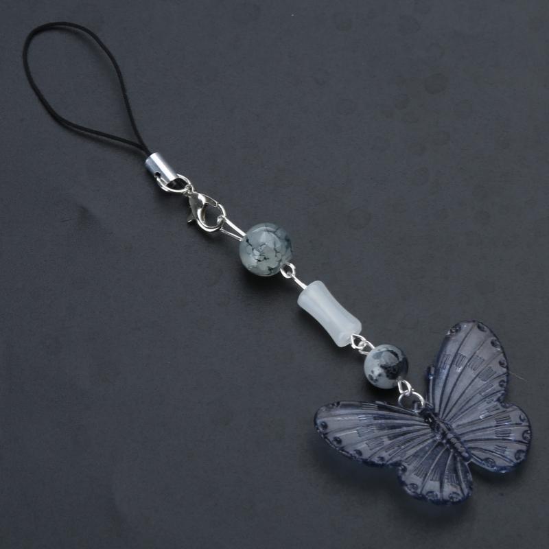 Cute Keychain Lanyard String Butterfly Bowknot Phone Chain Lanyard Y2K Bowknot