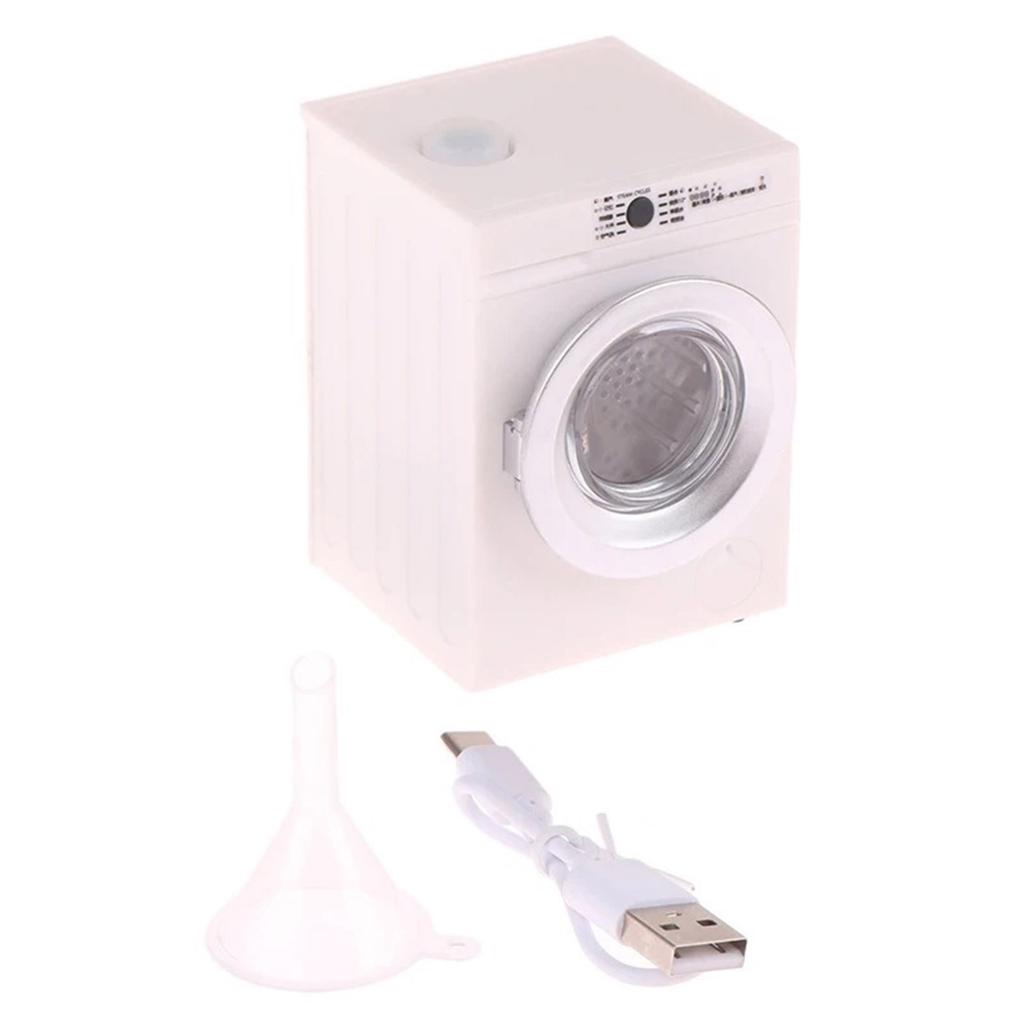 Sturdy 1 12 Scale Dollhouses Laundry Room Furniture Realistic Miniature Washing Machine with Interactive Features