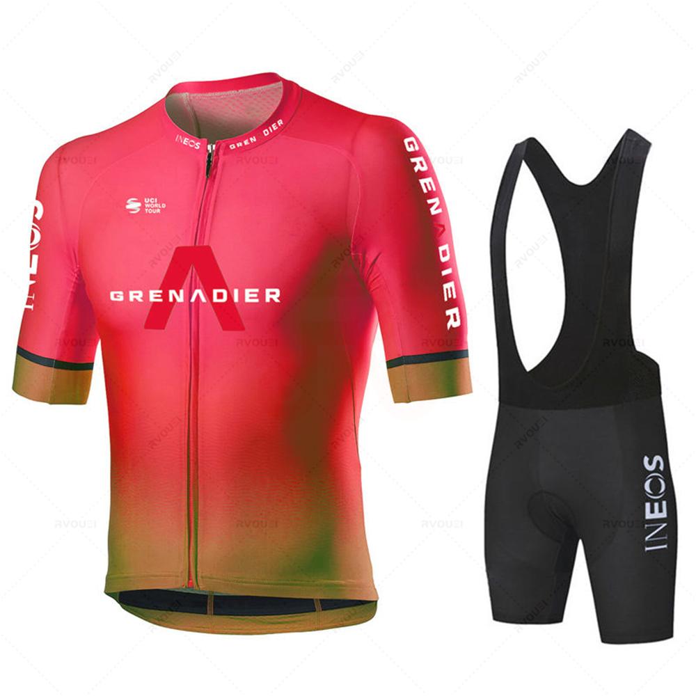 Ineos Grenadier Radtrikot-Set für Herren, atmungsaktiv, schnelltrocknend, 2026