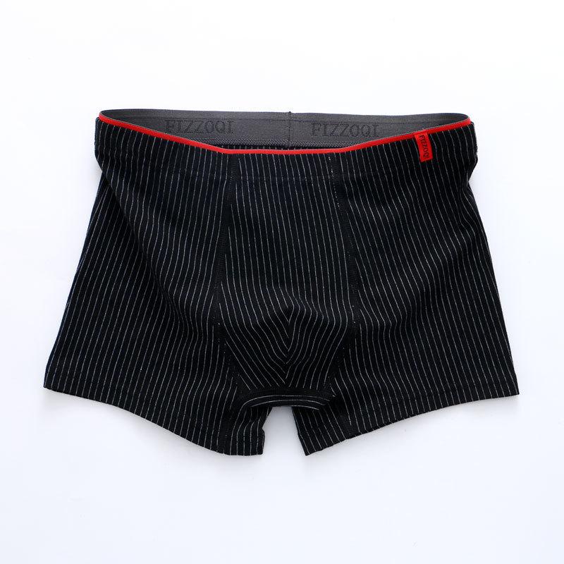 Men's Underwear Cotton Men's Four Corner Pants Breathable Large Size Mid Waist Flat Corner Pants Shorts
