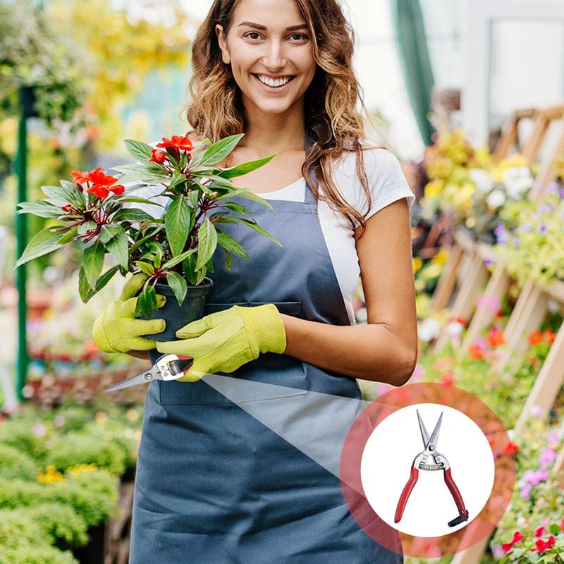 Pruning Shear Branch Scissors Stainless Steel Non-Slip Handle Sharp Garden Fruit Tree Pruning Very Sharp Garden Tools