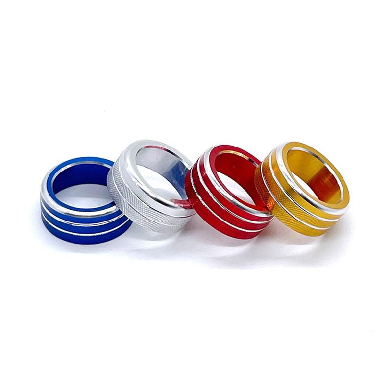 Rearview Mirror Adjustment Knob Decoration Cover Aluminium Alloy Car Stickers For VW Volkswagen Golf Mk7 Polo 2015-2019 Switch T
