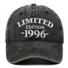 Vintage Birthday Baseball Cap (1990-1997) - Washable Distressed Hat for Men and Women