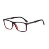 Fashion Unisex Anti Blue Light Reading Glasses For Men TR90 Lightweight Eyeglasses For Computer Square Hyperopia Glasses +2