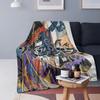 Haitani Brothers Manga Collage Blankets Soft Warm Flannel Throw Blanket Cover for Bed Living Room Picnic Travel Home Sofa