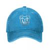 Vintage Radiohead Music Logo Band Baseball Caps Unisex Distressed Denim Snapback Hat Hip Hop Street Rock Outdoor Summer Caps Hat