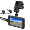 1080P Motorcycle DVR Front Rear Double Lens Dash Camera Driving Recorder Built‑In G‑Sensor Loop Recording