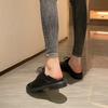 Autumn and Winter New Lace-up Small Leather Shoes Women's Style Flat Loafers Single Shoes Large Size Women's Shoes