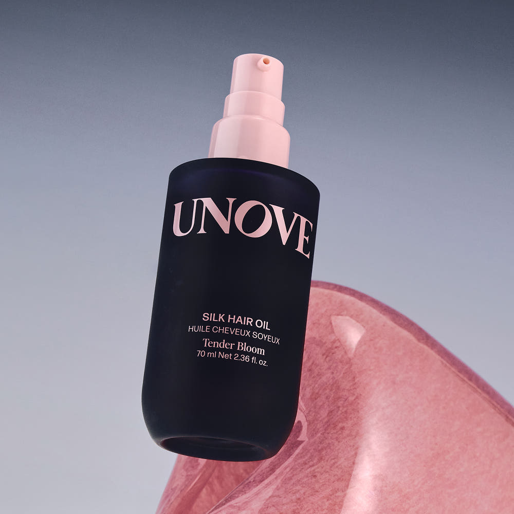UNOVE Silk Oil Hair Essence 70ml Tender Bloom or Warm Petal Nourishing Shine Care for Damaged Hair