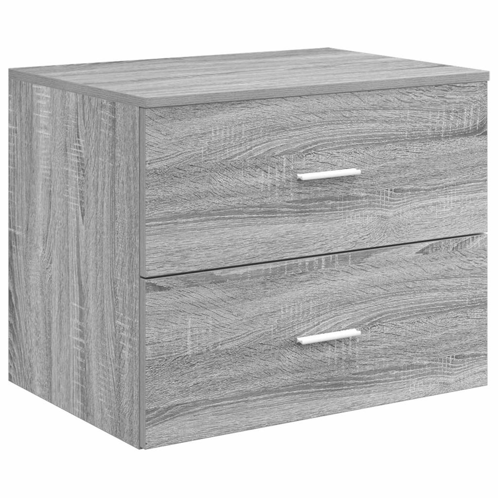 Bathroom Furniture Set Grey Sonoma Engineered Wood