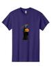 Grim-Reaper-Mit-Kürbis-Herren Grafik-T-Shirt, 100% Baumwolle, Lässige Sommerkleidung