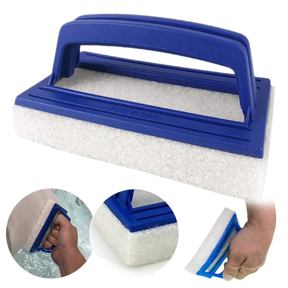 

Pool Wall Cleaning Brush with Handle Pool Surface Cleaning Scrubber Swimming Pool Cleaning Tool for Pool Tile Grout Walls China Mainland