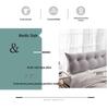 Korean Velvet Nordic Triangle Headboard Cushion: Removable, Washable, Tatami Soft Pack, Lumbar Support, Large Backrest Pillow