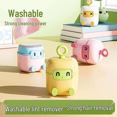 Portable Travel Washable Lint Roller - Household Clothes and Hair Removal Cleaning Brush.